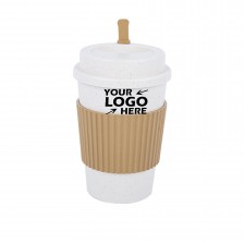 12oz Reusable Wheat Straw Coffee Mug